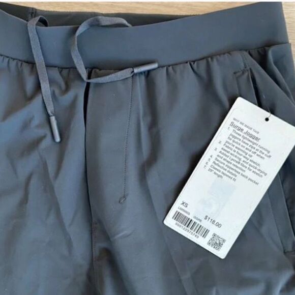 NWT Lululemon Men's Surge Jogger Pant Graphite Grey - Picture 4 of 6